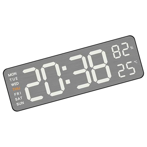 YUTNGYNG Metall Digital Wecker Mit Snoozes Und Nachtmodi Für Schlafzimmerbüros Und Weitere LED Display Uhr YUTNGYNG Metall Digital Wecker Mit Snoozes Und Nachtmodi Für Schlafzimmerbüros Und Weitere LED Display Uhr von YUTNGYNG