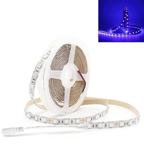 YUTOKEER UV/Ultraviolett LED Lichtleiste Lila SMD 5050 16.4FT / 5M 300 LEDs 12V LED Licht für Indoor Party, Körperbemalung, Hochzeit von YUTOKEER