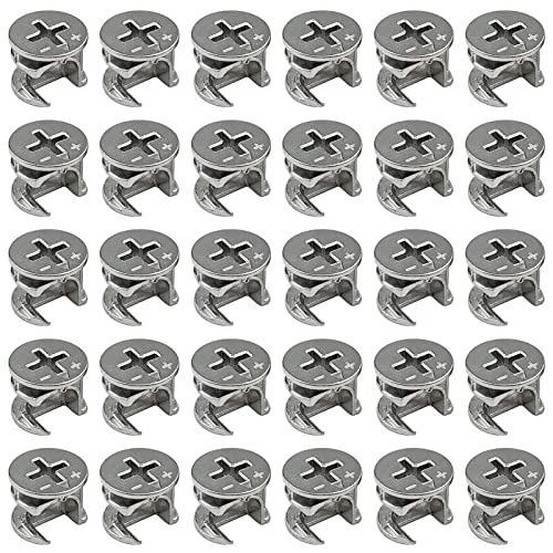 30 Stück Exzenter Möbelverbinder YUTOU 15x12mm Möbelverbinder Schrankverbinder Zinklegierung Exzenter Nockenrad für Schrank Schublade Kommode und Kleiderschrank Möbelpaneele 30 Stück Exzenter Möbelverbinder YUTOU 15x12mm Möbelverbinder Schrankverbinder Zinklegierung Exzenter Nockenrad für Schrank Schublade Kommode und Kleiderschrank Möbelpaneele von YUTOU