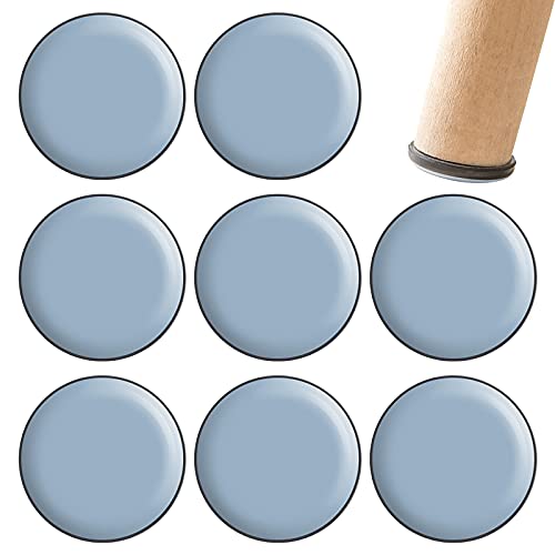 8 Stück Profi Möbelgleiter YUTOU Rund selbstklebend Teflongleiter Gleiter Möbel Bewegen Pads Stuhl Gleiter Selbstklebend Rollbrett Zubehör für Möbel, schwere Möbel usw(Ø 30mm) von YUTOU