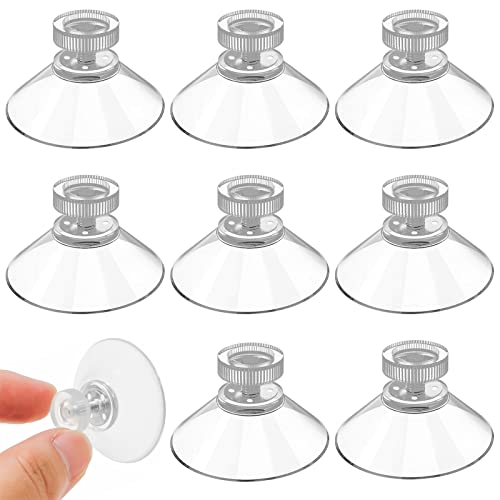 8 Stück Saugnapf Ø 41mm YUTOU Saugnäpf mit Gewinde und Rändelmutter Saughalter Transparente Vielseitig einsetzbare Saugknöpfe Extra Stark für Badezimmer Küche Auto Dekoration Fensterglas 8 Stück Saugnapf Ø 41mm YUTOU Saugnäpf mit Gewinde und Rändelmutter Saughalter Transparente Vielseitig einsetzbare Saugknöpfe Extra Stark für Badezimmer Küche Auto Dekoration Fensterglas von YUTOU