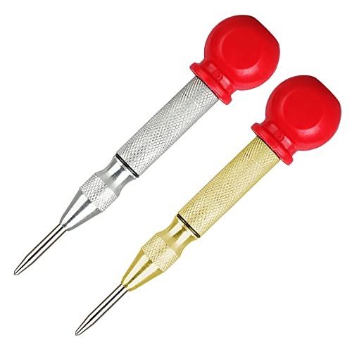Automatischer Körner Werkzeug YUTOU Verstellbarem Körner Automatischer Bohrer Körnerstempel Automatic Center Punch mit Kissen Kappe Federbelasteter Center Hole Punch Tool für Holz Metall Kunststoff Automatischer Körner Werkzeug YUTOU Verstellbarem Körner Automatischer Bohrer Körnerstempel Automatic Center Punch mit Kissen Kappe Federbelasteter Center Hole Punch Tool für Holz Metall Kunststoff von YUTOU