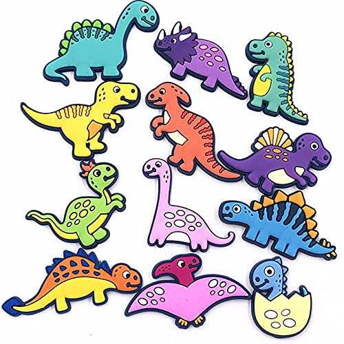 YUTOU 24 Stück PVC Schuhe Charms - Cartoon-Dinosaurier-Design - Unisex - Schuhzubehör YUTOU 24 Stück PVC Schuhe Charms - Cartoon-Dinosaurier-Design - Unisex - Schuhzubehör von YUTOU