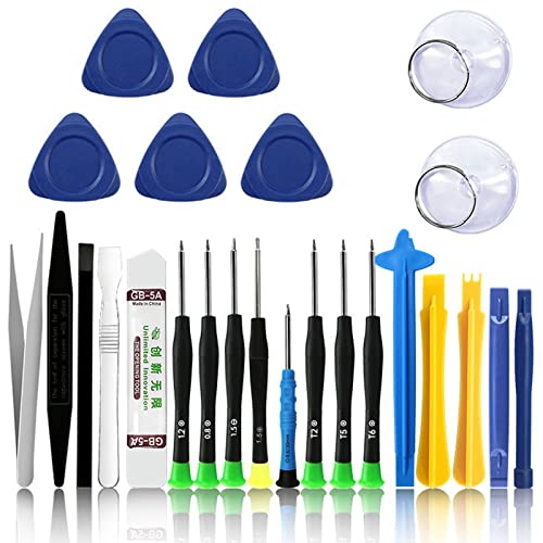 YUTOU 25 in 1 Profi Reparatur Werkzeug Set, 25-in-1 Profi Präzisions Handy Reparatur Werkzeug Set, Reparatur Werkzeug Set Feinmechaniker Schraubendreher für Handy zum Smartphones Laptops Tablets PC von YUTOU