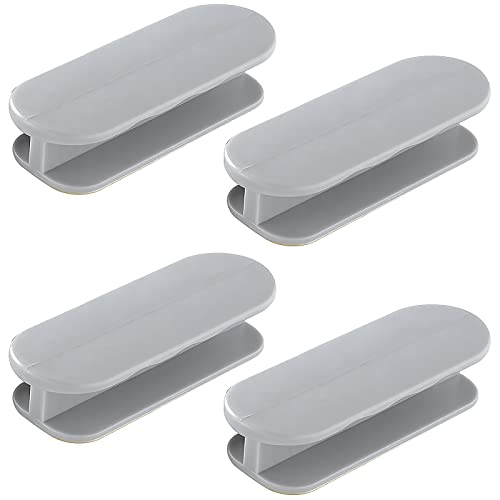 YUTOU 4 Stück Balkontürgriff Aussen Kunststoff Möbelgriff Tür Türgriff Ohne Bohren Tür und Fenstergriffe Selbstklebende Möbelgriff Self Stick Sofortig Türgriff für Fenster Tür Schublade von YUTOU