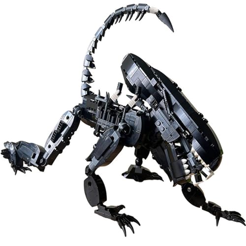 YUTVTNPUKM Alien Skelettkopf Bausteinetechnik Roboter Bauspielzeug FüR Kinder Ernsteuerung Technik Spielzeug Scorpion Geschenke Jungen MäDchenaliens Series Battle A von YUTVTNPUKM