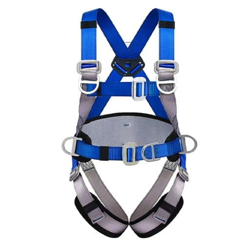 YUTVTNPUKM Klettergurt Hochfestempolyester MehrzweckfüR Feuerrettung Bergsteigen Hochniveau Rescue HöHlenforschung Equipabsturzsicherung Mit Sicherheitsseil Absturzsicherung A von YUTVTNPUKM