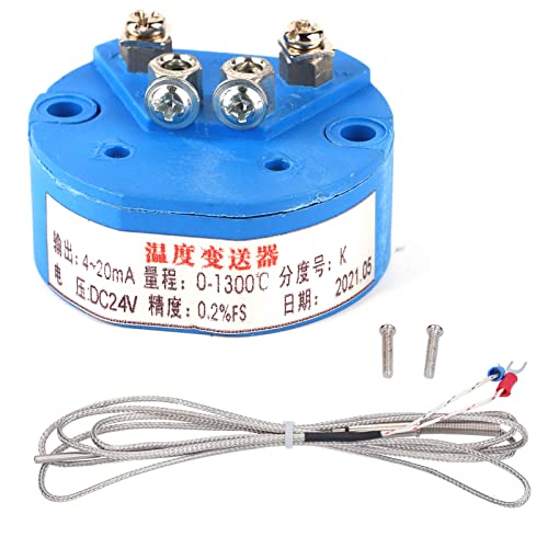 Temperaturmessumformermodul, Temperatursensor Messumformer Typ K Thermoelement Elektronische Komponenten SBWR DC 24V von YUUGAA
