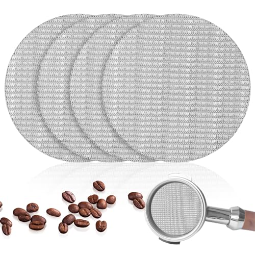 Espresso Puck Screen 58.5 mm, Sieve Espresso Sieve for Portafilter 150 μm Stainless -1.7 mm -Thickness Steel 316 - Pack of 4 Reusable Espresso Puck Screen 58.5 mm, Sieve Espresso Sieve for Portafilter 150 μm Stainless -1.7 mm -Thickness Steel 316 - Pack of 4 Reusable von YUWJOOWEE