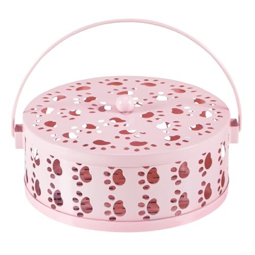 Räucherstäbchenhalter, Mückenspirale Halter, Beweglicher Mosquito Coil Holder, Räucherspiralen Anti Mückenspirale Box, Tragbar Metallisch Moskito Spulenhalter Halterung Gelsenabwehr Outdoor von YUWJOOWEE