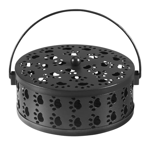 Räucherstäbchenhalter, Mückenspirale Halter, Beweglicher Mosquito Coil Holder, Räucherspiralen Anti Mückenspirale Box, Tragbar Metallisch Moskito Spulenhalter Halterung Räucherstäbchenhalter, Mückenspirale Halter, Beweglicher Mosquito Coil Holder, Räucherspiralen Anti Mückenspirale Box, Tragbar Metallisch Moskito Spulenhalter Halterung von YUWJOOWEE