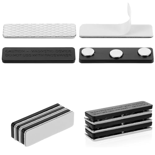 YUXIANLB Verdunkelungsrollo Zubehör magnetische Vorhangverschlüsse 8 Paar Namensschilder Stifthalter Magnete Clips Magnetischer Schließer für Fensterrollos Jalousien Vorhangverschlüsse von YUXIANLB