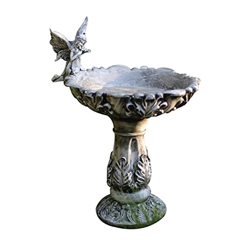 YUXINYAN Garten Zubehör Outdoor Garten Vogel Feeder Courtyard Gartenarbeit Harz Handwerk Angel Skulptur Ornamente, Gebraucht für Rasen Villa Road Decoration Ornament Statue Garten von YUXINYAN