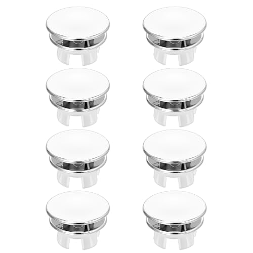 YUXMU 8 Stück Waschbecken Überlauf Ring, Edelstahl Loch Abdeckung Wasserhahn Überlauf Abdeckung Kunststoffring Sinken Ring für Waschbecken Bad Küche YUXMU 8 Stück Waschbecken Überlauf Ring, Edelstahl Loch Abdeckung Wasserhahn Überlauf Abdeckung Kunststoffring Sinken Ring für Waschbecken Bad Küche von YUXMU