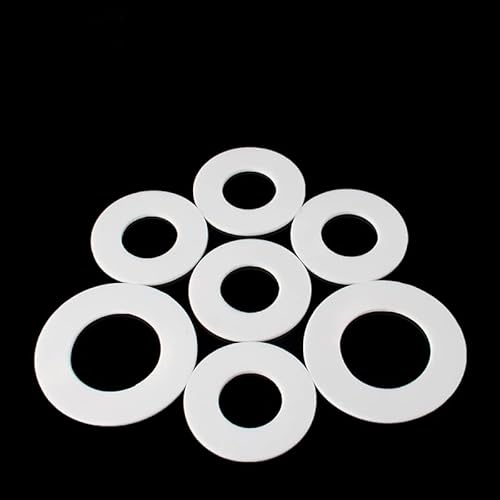 50 Stück PTFE-Unterlegscheiben M3 bis M45 – Dichtung for Druckmessgeräte und Wasserrohrverbindungen(8x5x2mm) von YUXVBTZXD