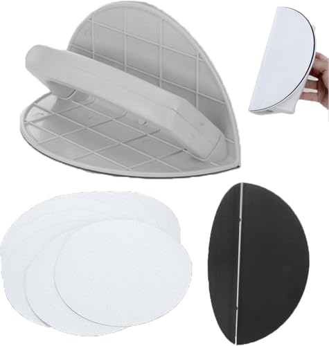 Multifunktionales halbrundes Winkelschleifpapier-Werkzeug, selbstklebendes Mikro-Detailschleifer-Set, DIY-Polieren, Schleifen für Wandecken, 22,9 cm Schleifrahmen Multifunktionales halbrundes Winkelschleifpapier-Werkzeug, selbstklebendes Mikro-Detailschleifer-Set, DIY-Polieren, Schleifen für Wandecken, 22,9 cm Schleifrahmen von YUYQAQ