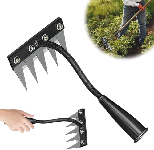YUYQAQ Abnehmbares Unkrautwerkzeug für den Garten, Unkrautabzieher, Manganstahl, manueller Unkrautentferner, effektives Entwurzelungswerkzeug für Hof, Garten, multifunktionale Gartenhacke YUYQAQ Abnehmbares Unkrautwerkzeug für den Garten, Unkrautabzieher, Manganstahl, manueller Unkrautentferner, effektives Entwurzelungswerkzeug für Hof, Garten, multifunktionale Gartenhacke von YUYQAQ