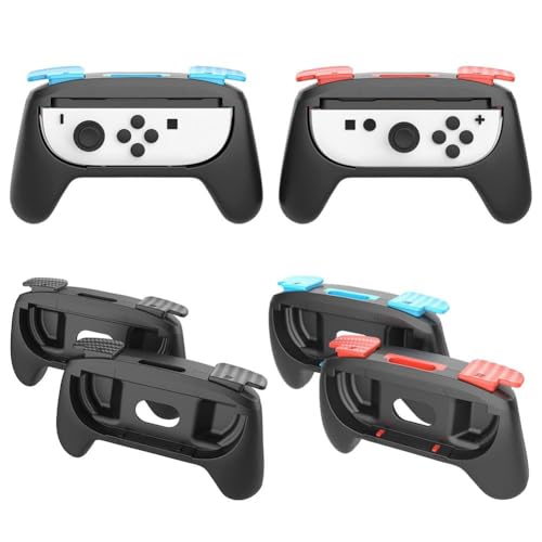 YUYQAQ Griffe für Switch2 Joycon, 1 Paar verschleißfeste Komfortgriff-Controller-Handgriff-Set für Switch2 Joycons YUYQAQ Griffe für Switch2 Joycon, 1 Paar verschleißfeste Komfortgriff-Controller-Handgriff-Set für Switch2 Joycons von YUYQAQ