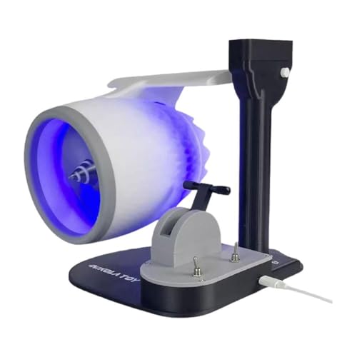 YUYQAQ Turbo-Desktop-Ventilator, verbessertes Motormodell, Jet-USB-Ventilator, Blau mit Endgerät, Zerstäubung, Flammenlicht YUYQAQ Turbo-Desktop-Ventilator, verbessertes Motormodell, Jet-USB-Ventilator, Blau mit Endgerät, Zerstäubung, Flammenlicht von YUYQAQ
