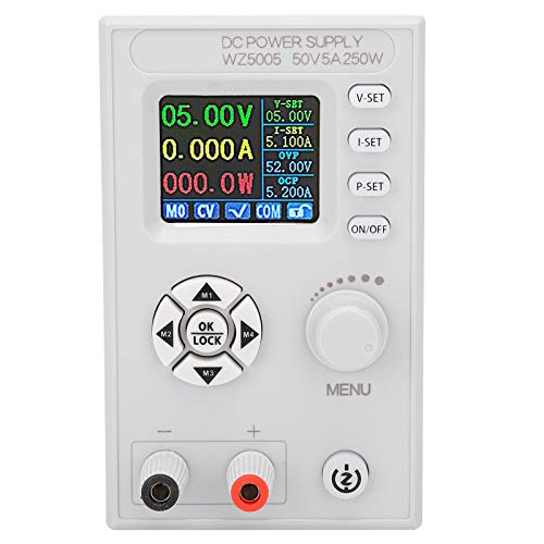 DC-geregeltes Netzteil, Digital Einstellbar, LCD-Bildschirm, Leistungsanzeige für Elektronik, ABS, Hohe Präzision, WZ5005 von YUYTE