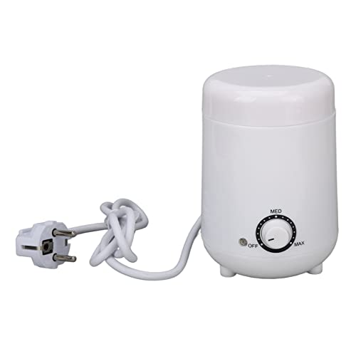 Mini Wachswärmer, Paraffin Wachs Heizung Maschine, Haarentfernung Hot Wax Warmers mit Abnehmbar Silikon Innen Tank 250CC Verstellbare Wachs Wärmer zur Haarentfernung für zuhause (EU-Stecker 220V) von YUYTE
