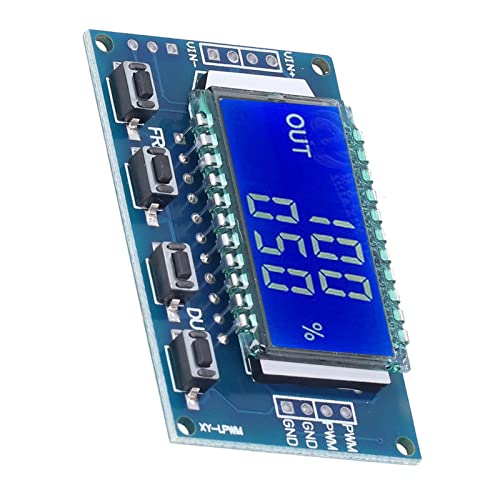 PWM-Generator, Einstellbares Pulsfrequenz-Tastverhältnis-Signalmodul Zur Motorsteuerung, PWM-Ausgang mit LCD-Display, Kommunikation über Serielle Schnittstelle, von YUYTE