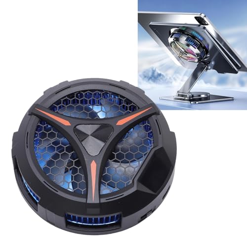 YUYTE 10 Cm Halbleiterkühler mit Magnetischer Digitalanzeige, Tablet-Grafikkarte, Telefon-Kühler, Lüfter für Spiele, Tablet-Kühler, Tablet-Kühler, Tablet-Kühlkörper YUYTE 10 Cm Halbleiterkühler mit Magnetischer Digitalanzeige, Tablet-Grafikkarte, Telefon-Kühler, Lüfter für Spiele, Tablet-Kühler, Tablet-Kühler, Tablet-Kühlkörper von YUYTE