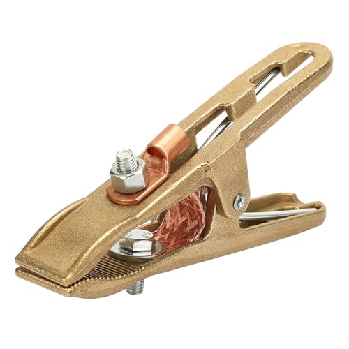 YUYTE 260A 300A 500A Messing Bodendklemme Schweißschweißschweißklemme A-Typ für Schweißmaschine mit Hoher Leitfähigkeits Oxidationsbeständigkeit für Argon-Bogen Untergetauchtes (500A) von YUYTE