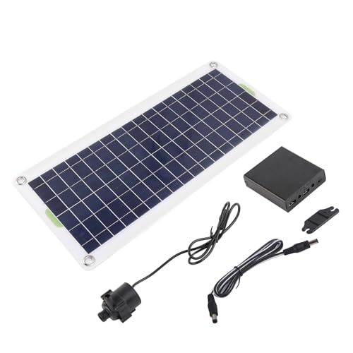 YUYTE 30W Solarwasserpumpe Kit mit Panel Hoher Effizienz 800 L/h Fluss für Teichbrunnen Vogelbad Hydroponik Garten YUYTE 30W Solarwasserpumpe Kit mit Panel Hoher Effizienz 800 L/h Fluss für Teichbrunnen Vogelbad Hydroponik Garten von YUYTE