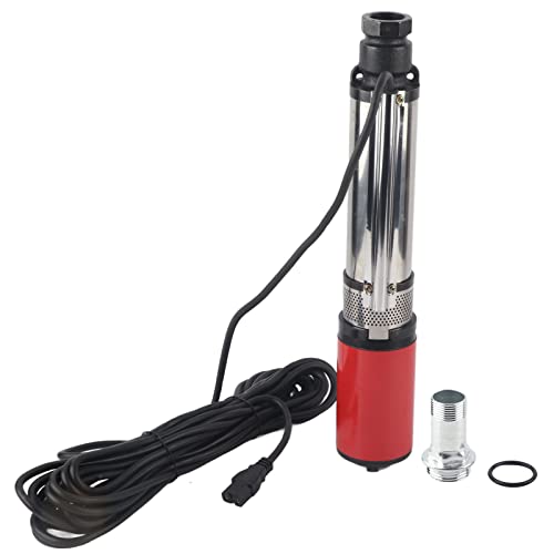 YUYTE DC Deep Well Pumpe Hochleuter Wasserpumpe Solarwasserpumpe 48-V Messing Motor 55 M Kopf 5 M³/h Fluss Anti-Sand-Schwimmfahrer mit Verdickter Lauf für Hochdruckumgebung von YUYTE