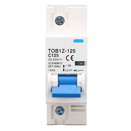 YUYTE DC Miniatur -Leistungsschalter 125A 250 V Tob1z 125 Leistungsschalter für das Solar -PV -System DC Circuit Breaker mit DIN -Schienenhalterung für den Kurzschlussschutz YUYTE DC Miniatur -Leistungsschalter 125A 250 V Tob1z 125 Leistungsschalter für das Solar -PV -System DC Circuit Breaker mit DIN -Schienenhalterung für den Kurzschlussschutz von YUYTE