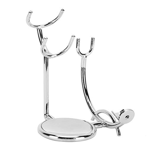 YUYTE Gebogener Rasier und Bürstenständer, Rasierpinselhalter, Metallbeschichtung Klassischer Rasierständer Manueller Rasierrasierpinsel Seifenschalenständer Galvanisierender Metallrasierständer YUYTE Gebogener Rasier und Bürstenständer, Rasierpinselhalter, Metallbeschichtung Klassischer Rasierständer Manueller Rasierrasierpinsel Seifenschalenständer Galvanisierender Metallrasierständer von YUYTE