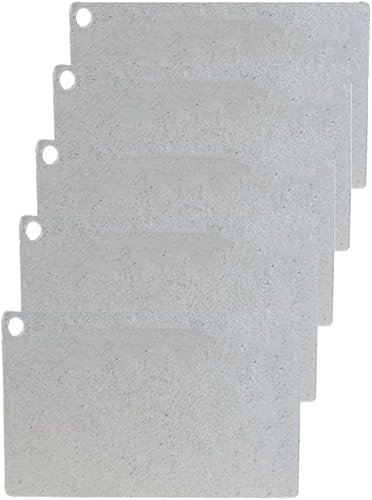 Mikrowellenleiterplatte, Mikrowellenleiterplatte, Mikrowellen-Glimmerplatten, Wärmedämmplatte, Wellenleiter-Abdeckung für Galanz Mikrowellen-Reparaturteil (Modell D: 11 x 7 cm), 5 Stück von YUYUEMI