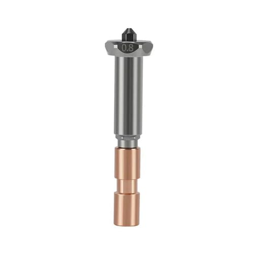 YUYUEM Kobra 3 Max Düse 0,8 mm hohe Temperatur 320 °C Quick Swap gehärtete Stahldüsen für Anycubic Kobra 3 Max 3D-Drucker von YUYUEMI