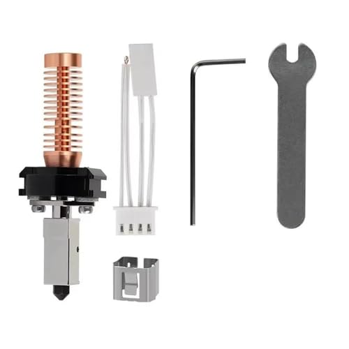 YUYUEMI Adventurer 5 m Keramik-Heizblock-Set, AD5M Upgrade, einteiliges Keramik-Schnellwechsel-Hot-End für Flashforge Abenteurer 5 m/5 m Pro Extruder Hot End Kit, Ersatzzubehör von YUYUEMI