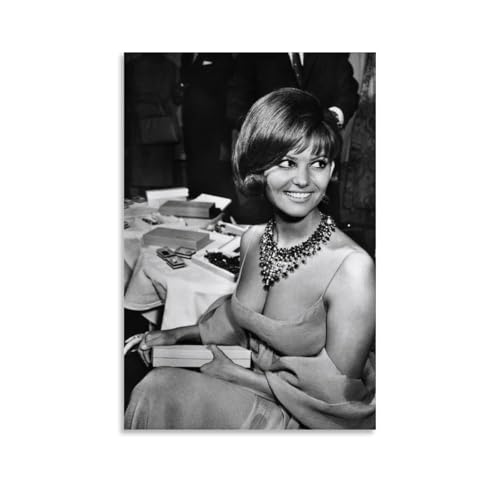YUYUMEGDE Claudia Cardinale Poster Dekorative Malerei Leinwand Wandkunst Wohnzimmer Poster Schlafzimmer Malerei,Wandkunst Bilddruck Moderne Familienzimmer Dekor 16x24inch(40x60cm) von YUYUMEGDE