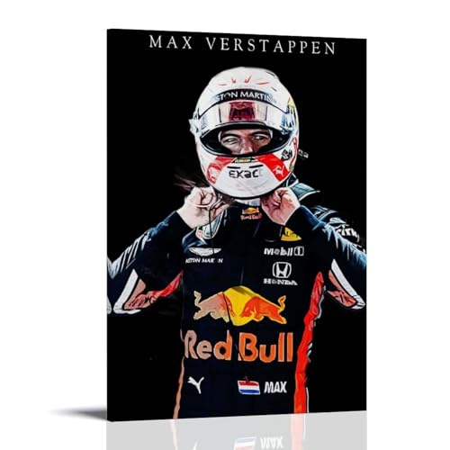 YUYUMEGDE Max Verstappen Poster Dekorative Malerei Leinwand Wandkunst Wohnzimmer Poster Schlafzimmer Malerei,Wandkunst Bilddruck Moderne Familienzimmer Dekor 08x12inch(20x30cm) von YUYUMEGDE