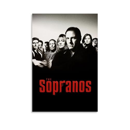 YUYUMEGDE The Sopranos Poster Dekorative Malerei Leinwand Wandkunst Wohnzimmer Poster Schlafzimmer Malerei,Wandkunst Bilddruck Moderne Familienzimmer Dekor 16x24inch(40x60cm) von YUYUMEGDE
