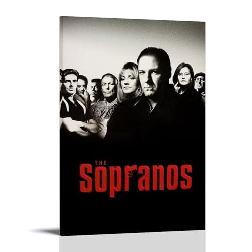 YUYUMEGDE The Sopranos Poster Dekorative Malerei Leinwand Wandkunst Wohnzimmer Poster Schlafzimmer Malerei,Wandkunst Bilddruck Moderne Familienzimmer Dekor 20x30inch(50x75cm) von YUYUMEGDE