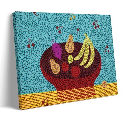 YUYUMEGDE Yayoi_kusama_fruits Poster Dekorative Malerei Leinwand Wandkunst Wohnzimmer Poster Schlafzimmer Malerei,Wandkunst Bilddruck Moderne Familienzimmer Dekor 24x36inch(60x90cm) von YUYUMEGDE