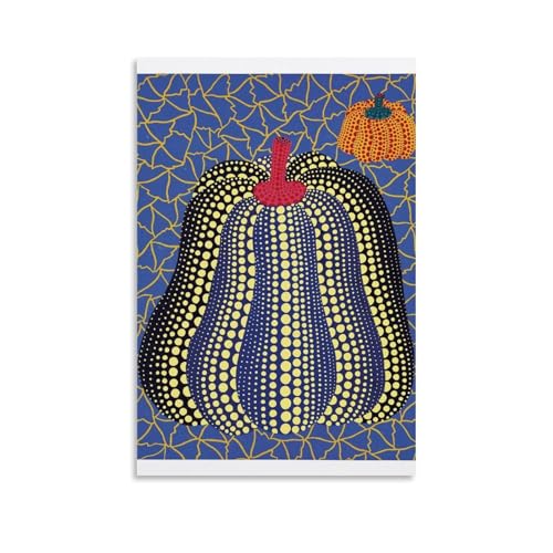 YUYUMEGDE YayoiKusama Pumpkin Poster Dekorative Malerei Leinwand Wandkunst Wohnzimmer Poster Schlafzimmer Malerei,Wandkunst Bilddruck Moderne Familienzimmer Dekor 16x24inch(40x60cm) von YUYUMEGDE