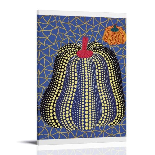 YUYUMEGDE YayoiKusama Pumpkin Poster Dekorative Malerei Leinwand Wandkunst Wohnzimmer Poster Schlafzimmer Malerei,Wandkunst Bilddruck Moderne Familienzimmer Dekor 24x36inch(60x90cm) von YUYUMEGDE