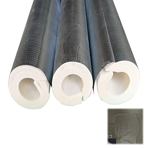 Isolierschaum für Kupferrohre, vorgeschnitten, selbstklebend, Isolierschaum, Solarrohr, Wärmespeicherung, 1 Stück (165 mm x 30 mm x 1 m) von YUZGUHEY