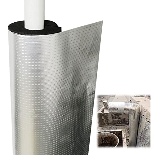 Isolierschaum für Rohre, Rohrisolierung aus Gummi, Frostschutz aus Aluminiumfolie mit Wandstärke 20/30 mm für thermische Hydraulikrohre der Klimaanlage (43 mm x 20 mm) von YUZGUHEY