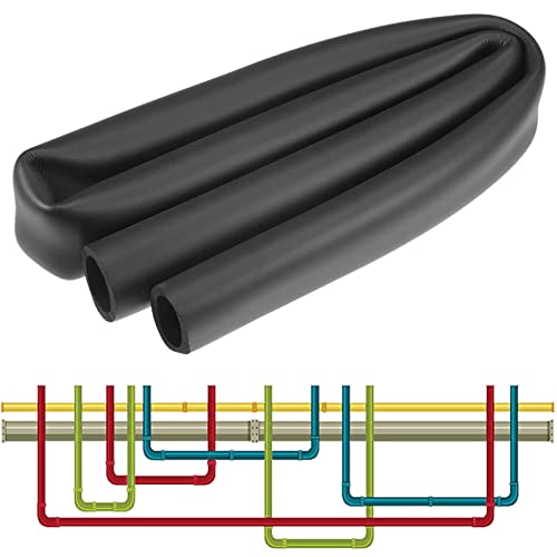 Rohrisolierschaum,Gummirohrisolierung, Frostschutzisolierung, Isolierrohr, Außendurchmesser 15 mm, Länge 1,9 m(43mm) von YUZGUHEY