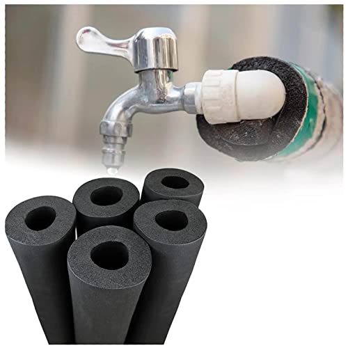 Rohrisolierungsschaum, 15 mm dick, 1,8 m Länge, Frostschutz-Klimaanlage, Hitzeschwarz (13 mm) von YUZGUHEY
