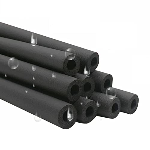 Rohrisolierungsschaum, flexibles Wärmedämmungsrohr für Klimaanlagen, heißes und kaltes Wasser im Freien (48 mm x 9 mm x 1,8 m) von YUZGUHEY