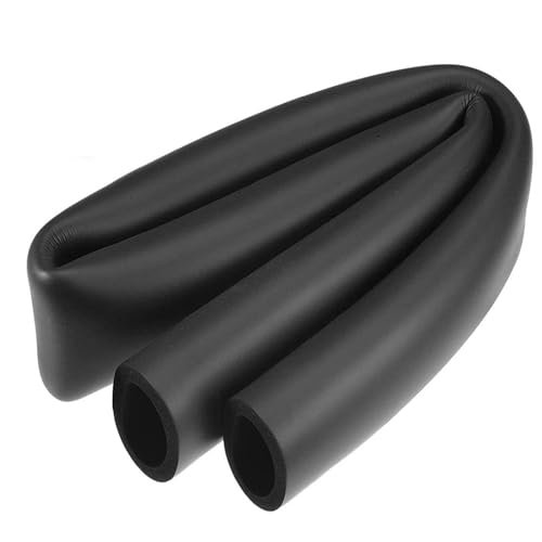 Rohrisolierungsschaum, geschlossenzelliger Schaumstoff, Frostschutz-Rohrisolierung, 15 mm x 180 cm, Schwarz, verschiedene Größen für den Außenbereich (25 mm) von YUZGUHEY