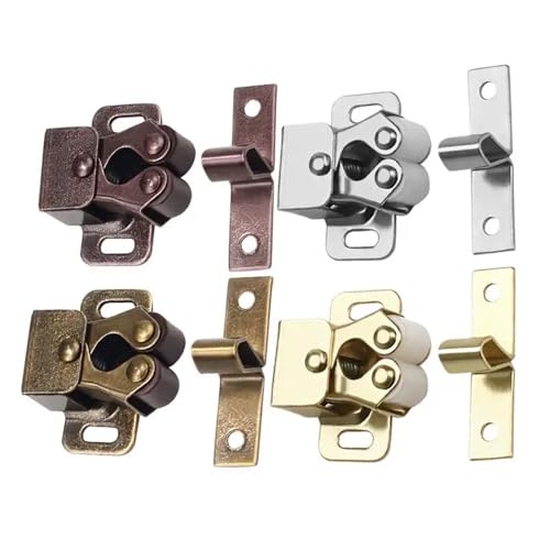 Schiebetürschloss, Türverschluss, 20 Stück, Schrankverschlüsse, Edelstahl, Schrankschließer, Federriegel, Möbelriegel, Doppelrollenverschluss, Hardware, Kleiderschranktürabsaugung(Green Bronze) Schiebetürschloss, Türverschluss, 20 Stück, Schrankverschlüsse, Edelstahl, Schrankschließer, Federriegel, Möbelriegel, Doppelrollenverschluss, Hardware, Kleiderschranktürabsaugung(Green Bronze) von YUZGUHEY