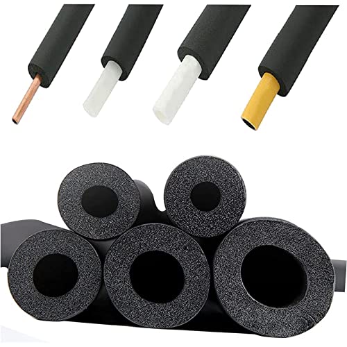 Schwarze Rohrisolierung aus Gummi, für thermische Klempner von Klimaanlagen, 13 mm x 9 mm x 1,8 m Schwarze Rohrisolierung aus Gummi, für thermische Klempner von Klimaanlagen, 13 mm x 9 mm x 1,8 m von YUZGUHEY